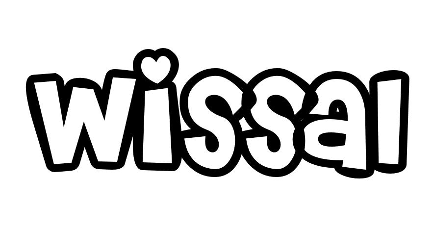 Coloriage Wissal - Prénom à imprimer