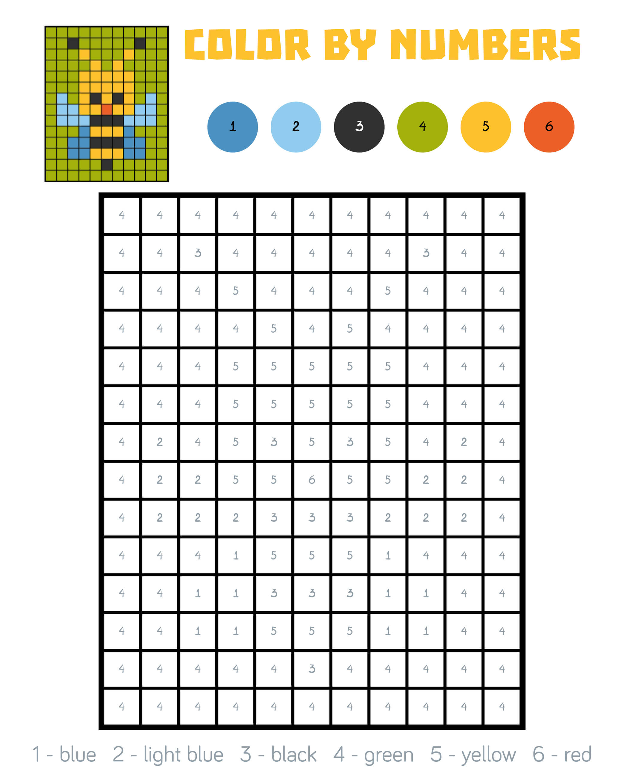 Coloriage Abeille Pixel - Magique cp à imprimer