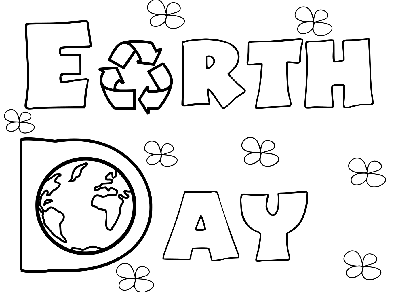 Coloriage Activite Jour De La Terre - Jour de la Terre à imprimer