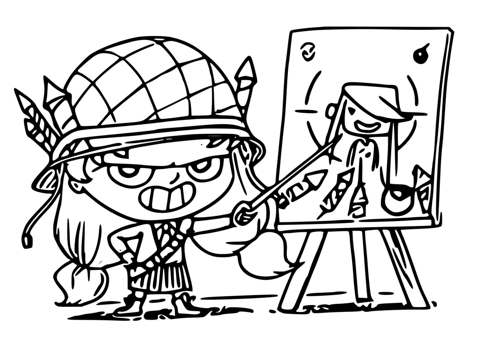 Coloriage Adele Mortelle Poussez Vous Les Moches - Adele mortelle à imprimer