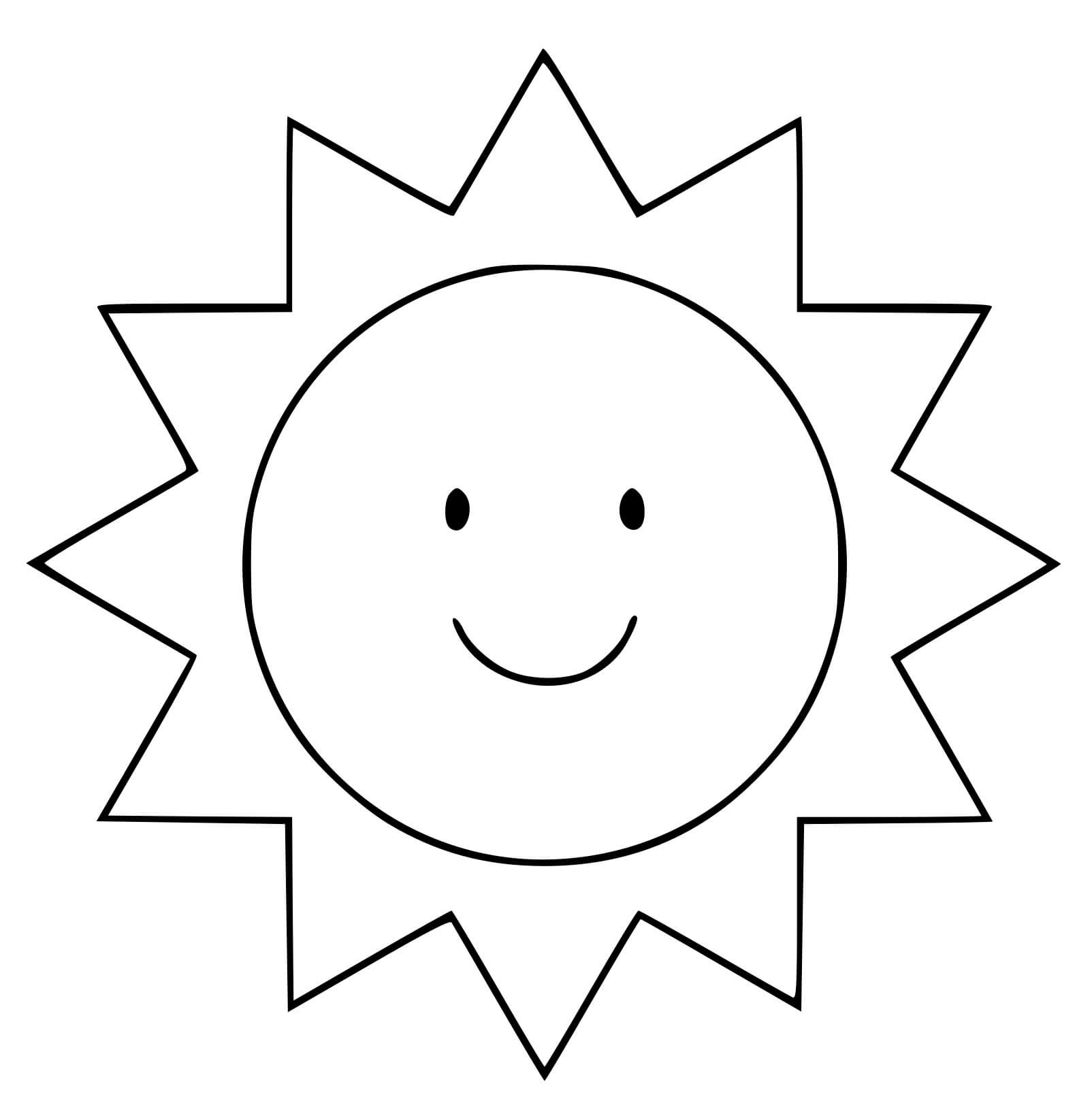 Coloriage Soleil