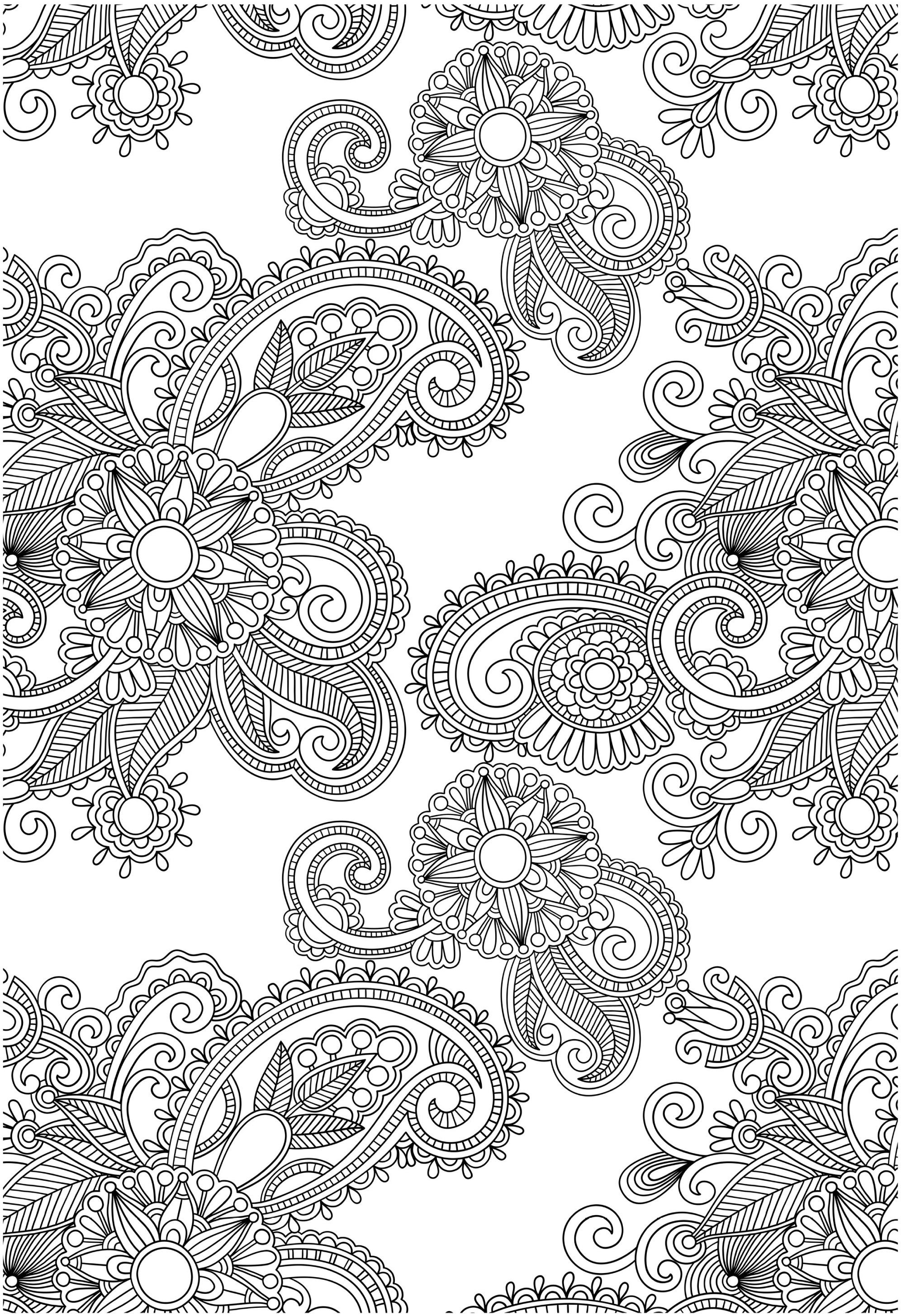 Coloriage Adulte Cultura Anti Stress - Adulte à imprimer