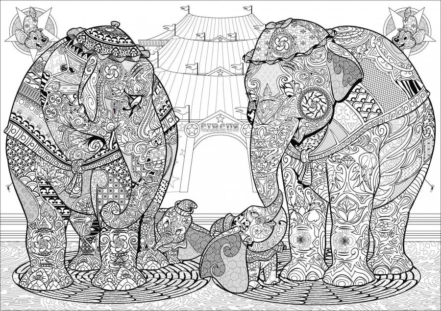 Coloriage Mandala Disney anti-stress pour adulte - Adulte à imprimer