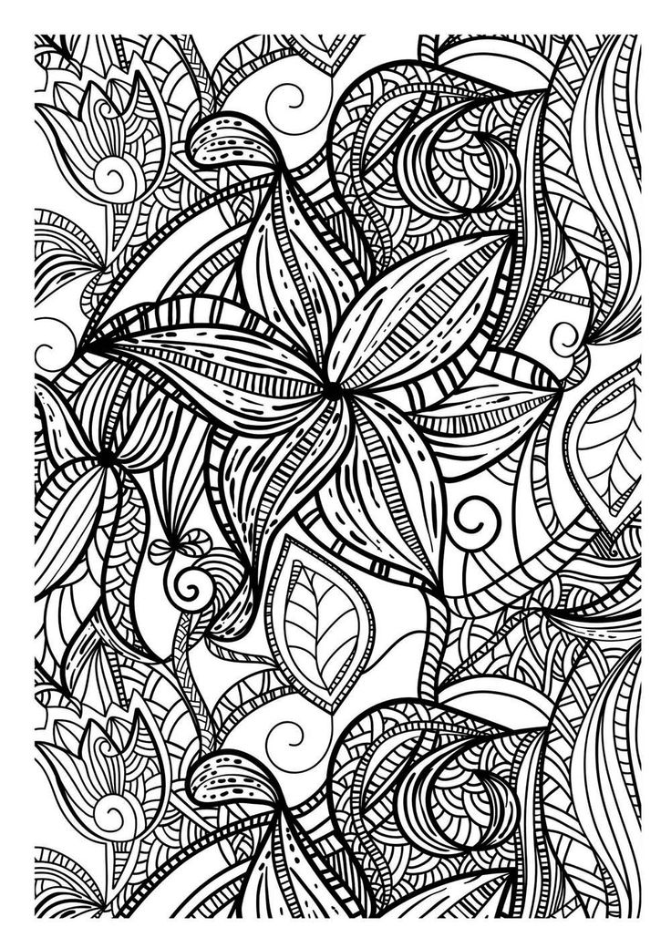 Coloriage Adulte Mandala Fleurs Roses Plantes - Adulte à imprimer
