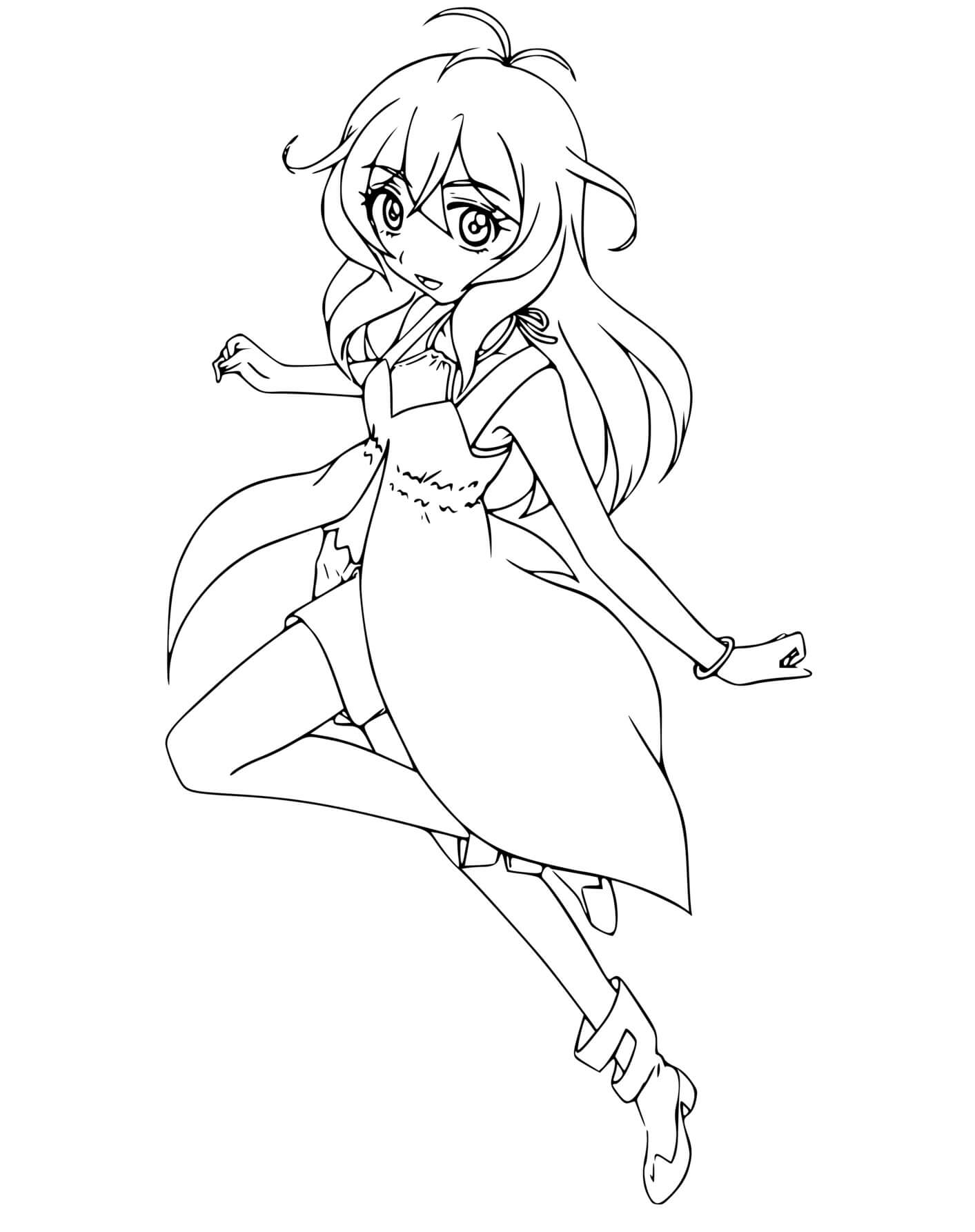 Coloriage Alice Gehabich - Bakugan à imprimer