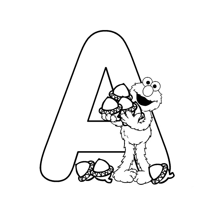 Coloriage Alphabet Disney - Alphabet à imprimer