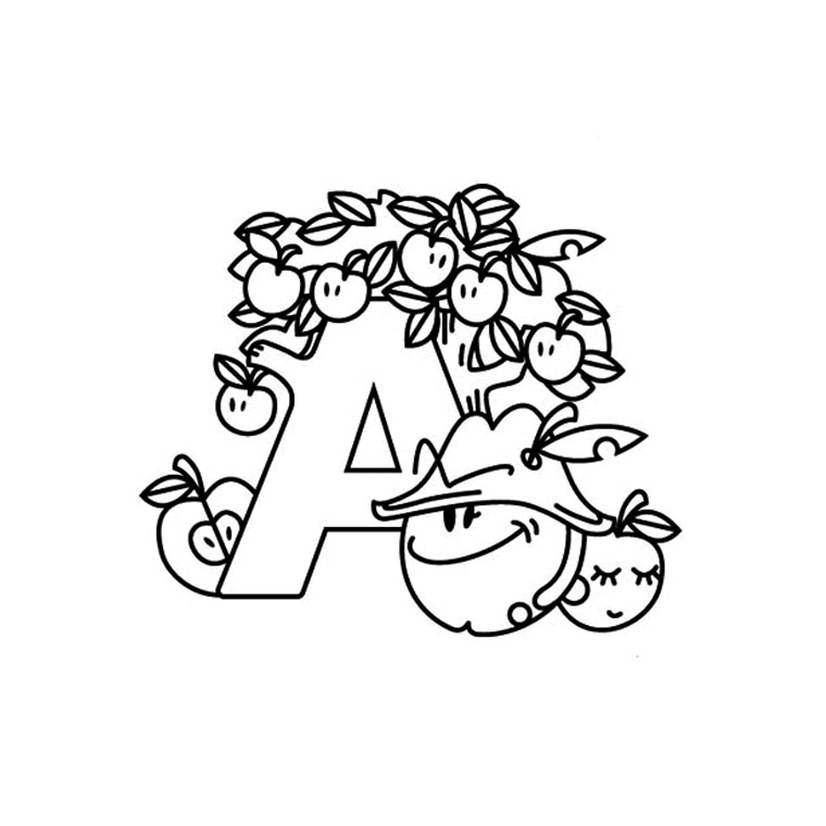 Coloriage Alphabet Halloween - Alphabet à imprimer