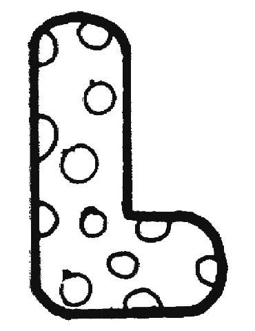 Coloriage Alphabet Maternelle L - Alphabet à imprimer