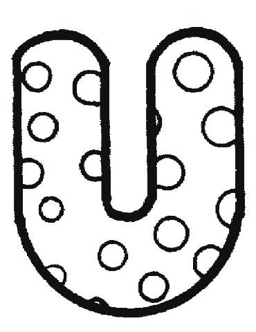 Coloriage Alphabet Maternelle U - Alphabet à imprimer