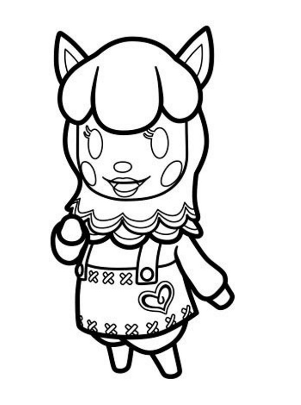 Coloriage Animal Crossing 2 - Animal crossing à imprimer