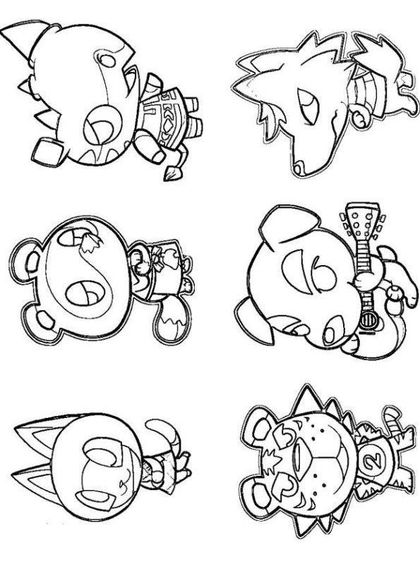 Coloriage Animal Crossing 5 - Animal crossing à imprimer
