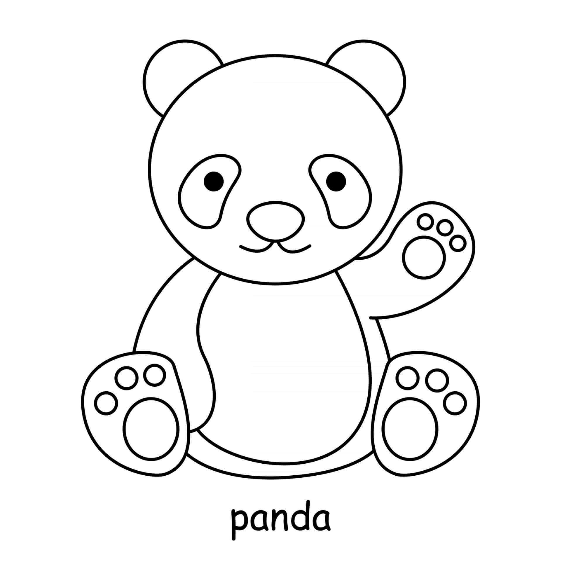 Coloriage Animal Mammifère De La Chine Centrale - Animal à imprimer