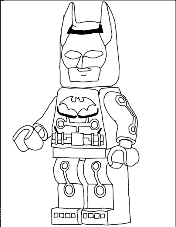 Coloriage Another Batman Lego - Lego à imprimer