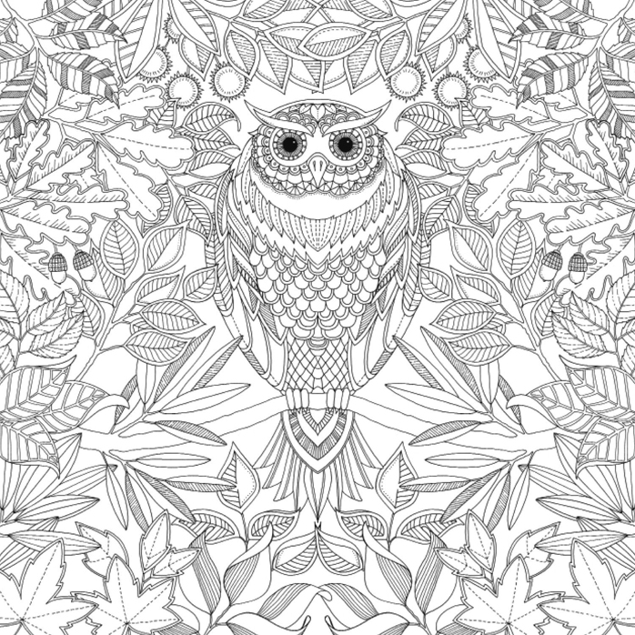 Coloriage Mandala relaxant aux motifs géométriques apaisants - Adulte à imprimer