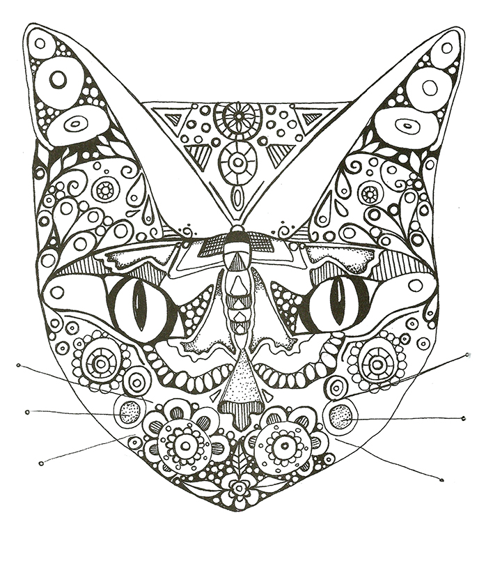Coloriage Motifs floraux apaisants à détendre - Adulte à imprimer
