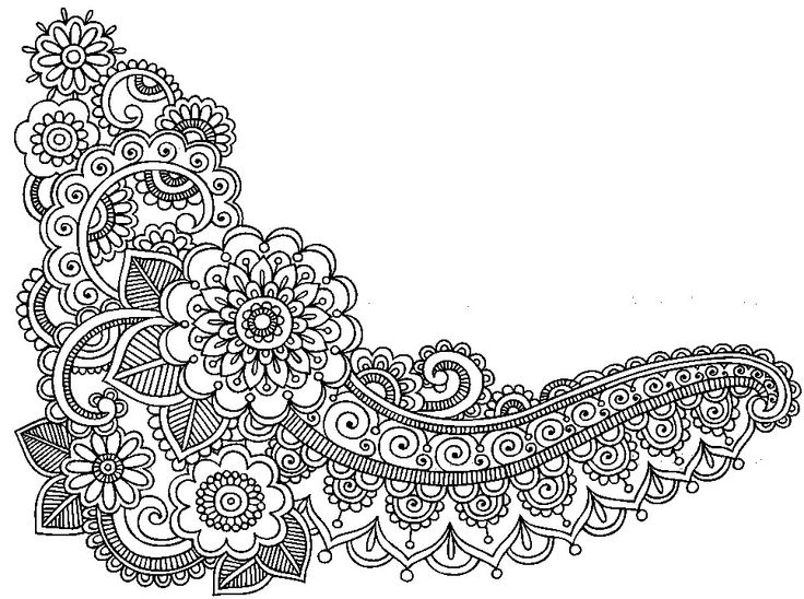 Coloriage Mandala géométrique aux motifs entrecroisés - Adulte à imprimer