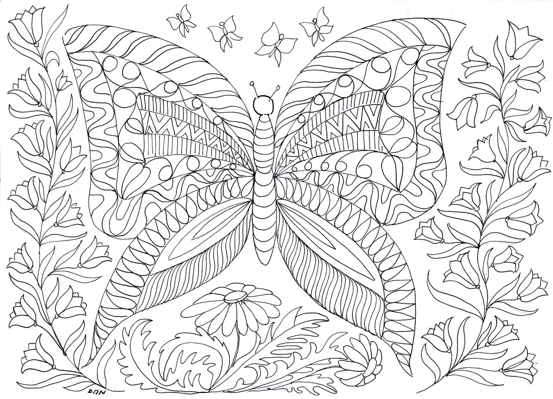 Coloriage Composition zen adulte complexe - Adulte à imprimer