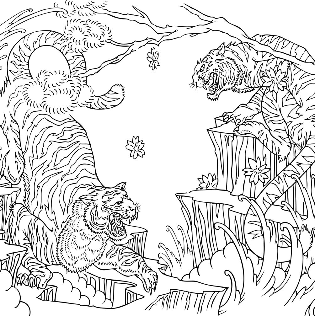 Coloriage Mandala relaxant aux motifs géométriques complexes - Adulte à imprimer