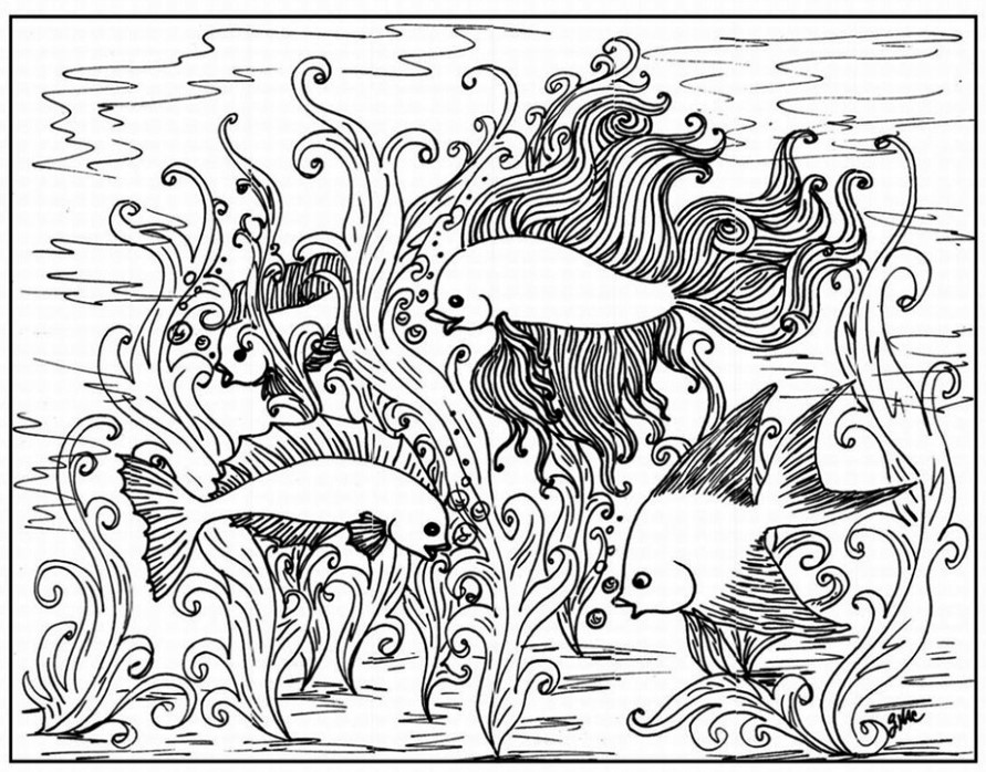Coloriage Mandala relaxant pour adulte - Adulte à imprimer