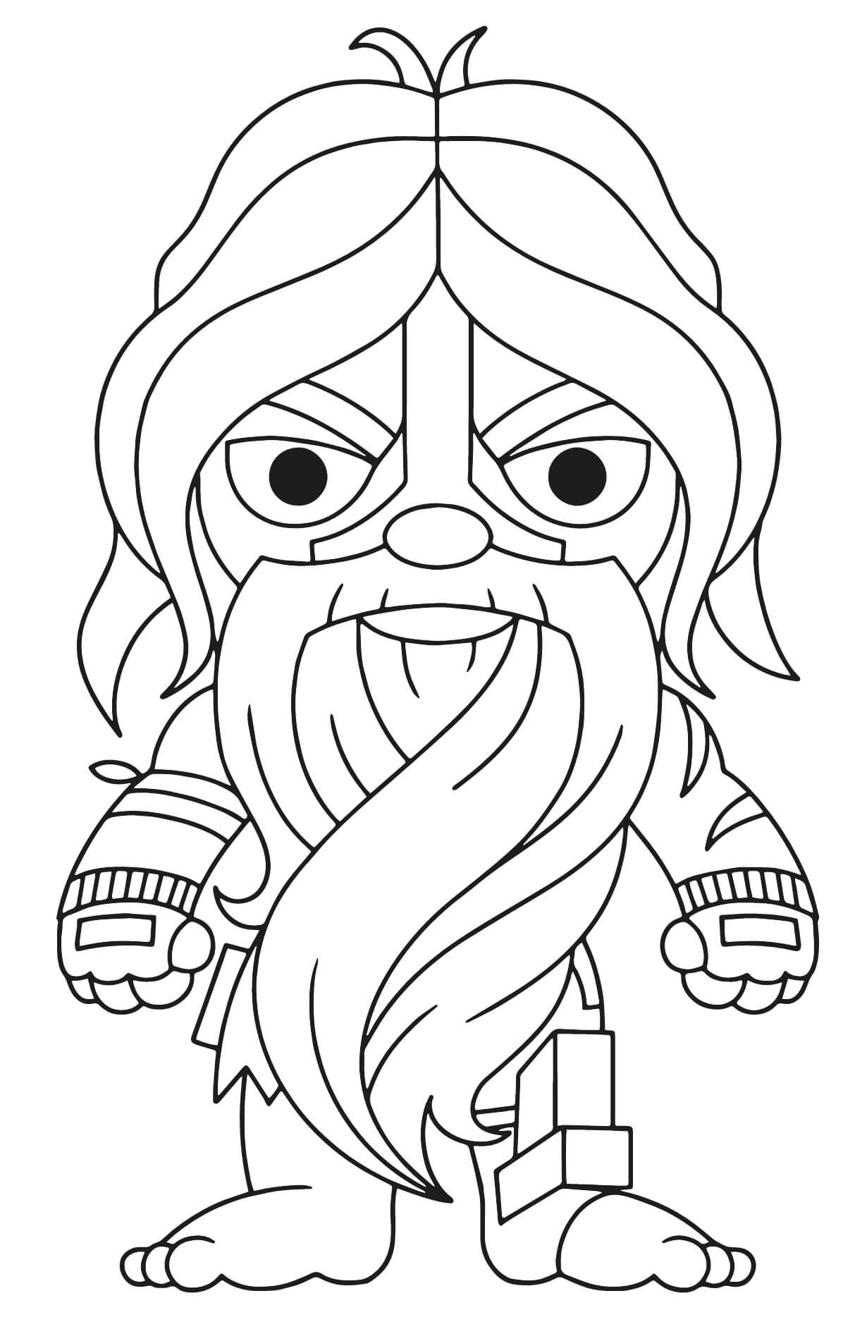 Coloriage Aquaman - Fortnite à imprimer