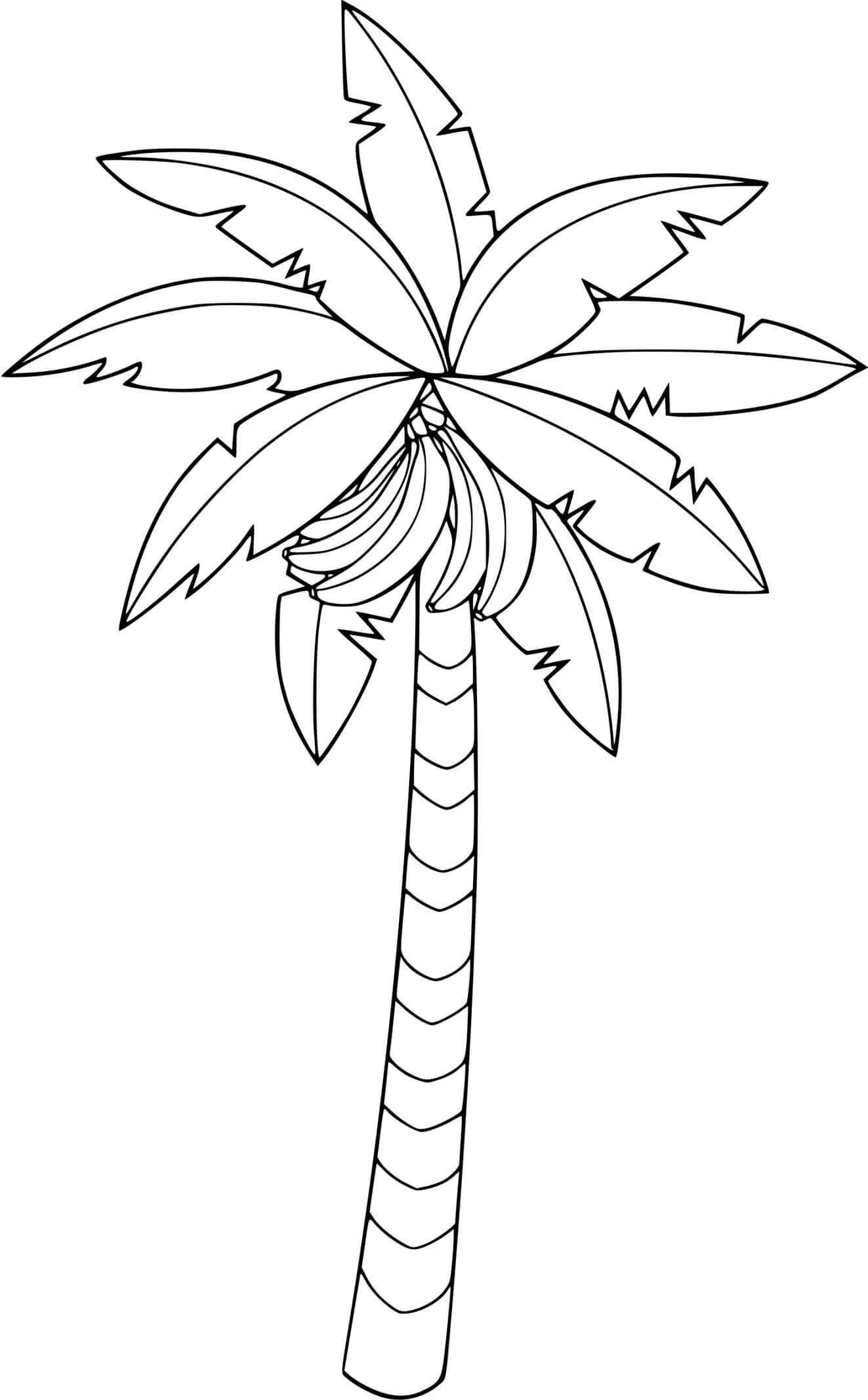 Coloriage Banane