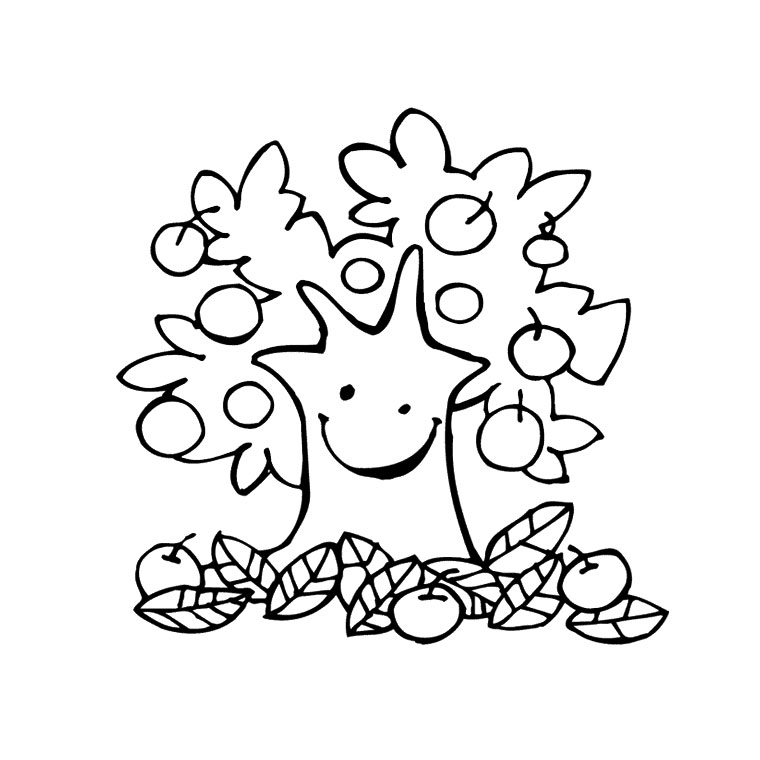 Coloriage Arbre En Automne - Arbre à imprimer