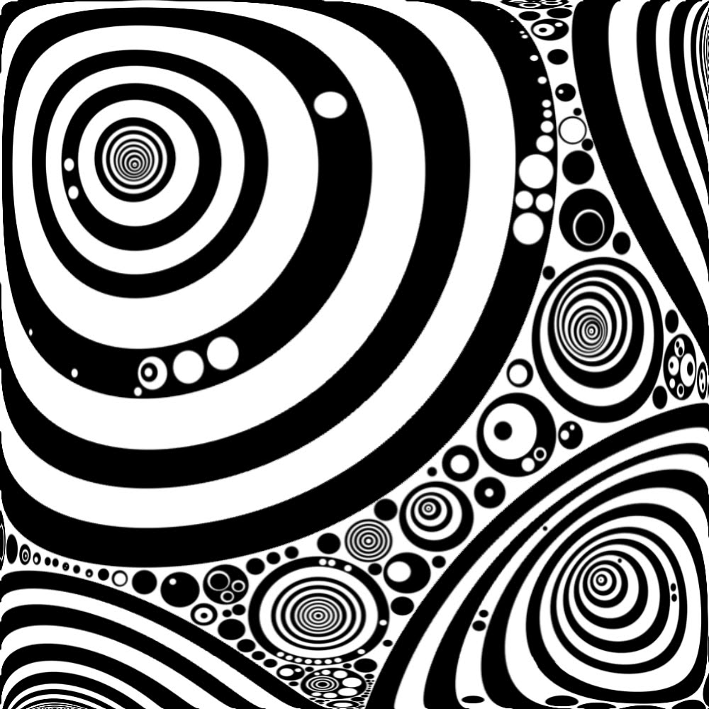 Coloriage Motifs abstraits apaisants - Art therapie à imprimer