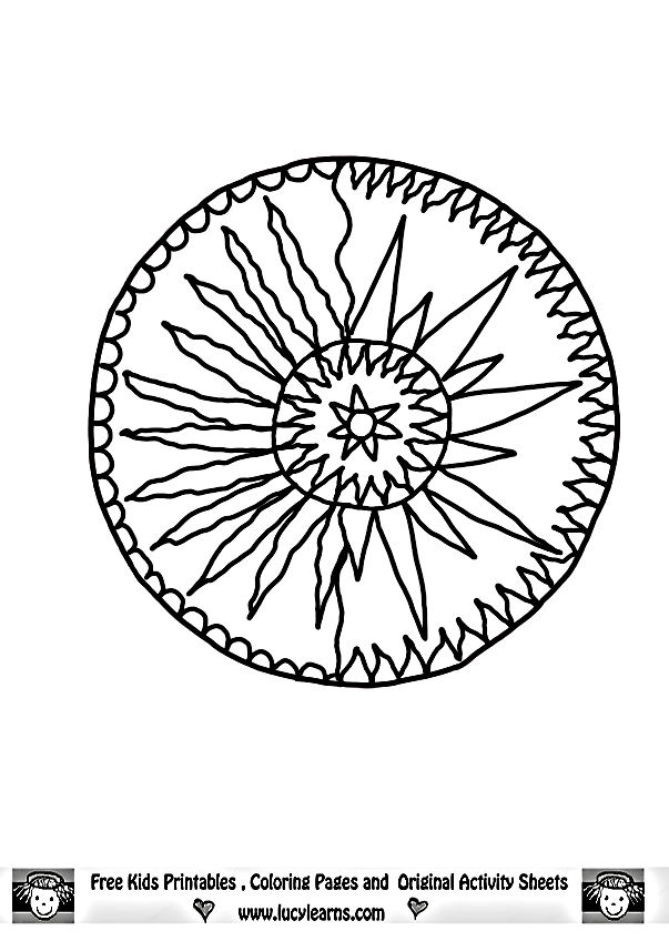 Coloriage Motifs abstraits fluides pour la méditation - Art therapie à imprimer