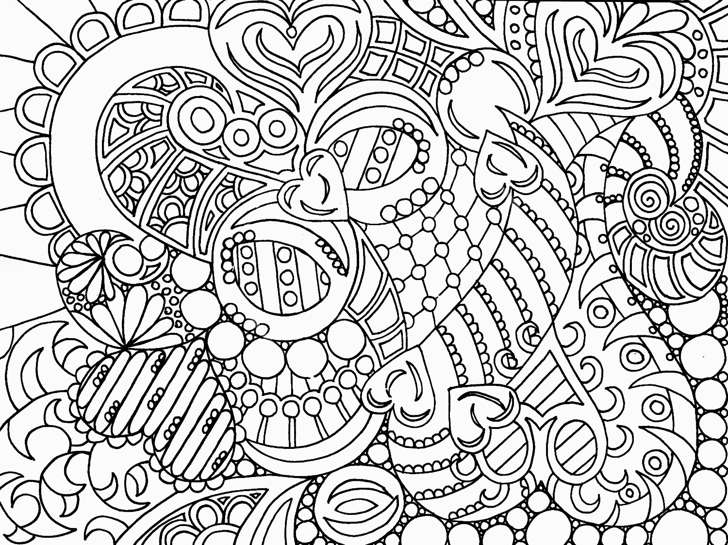 Coloriage Mandala apaisantpour relaxation profonde - Art therapie à imprimer