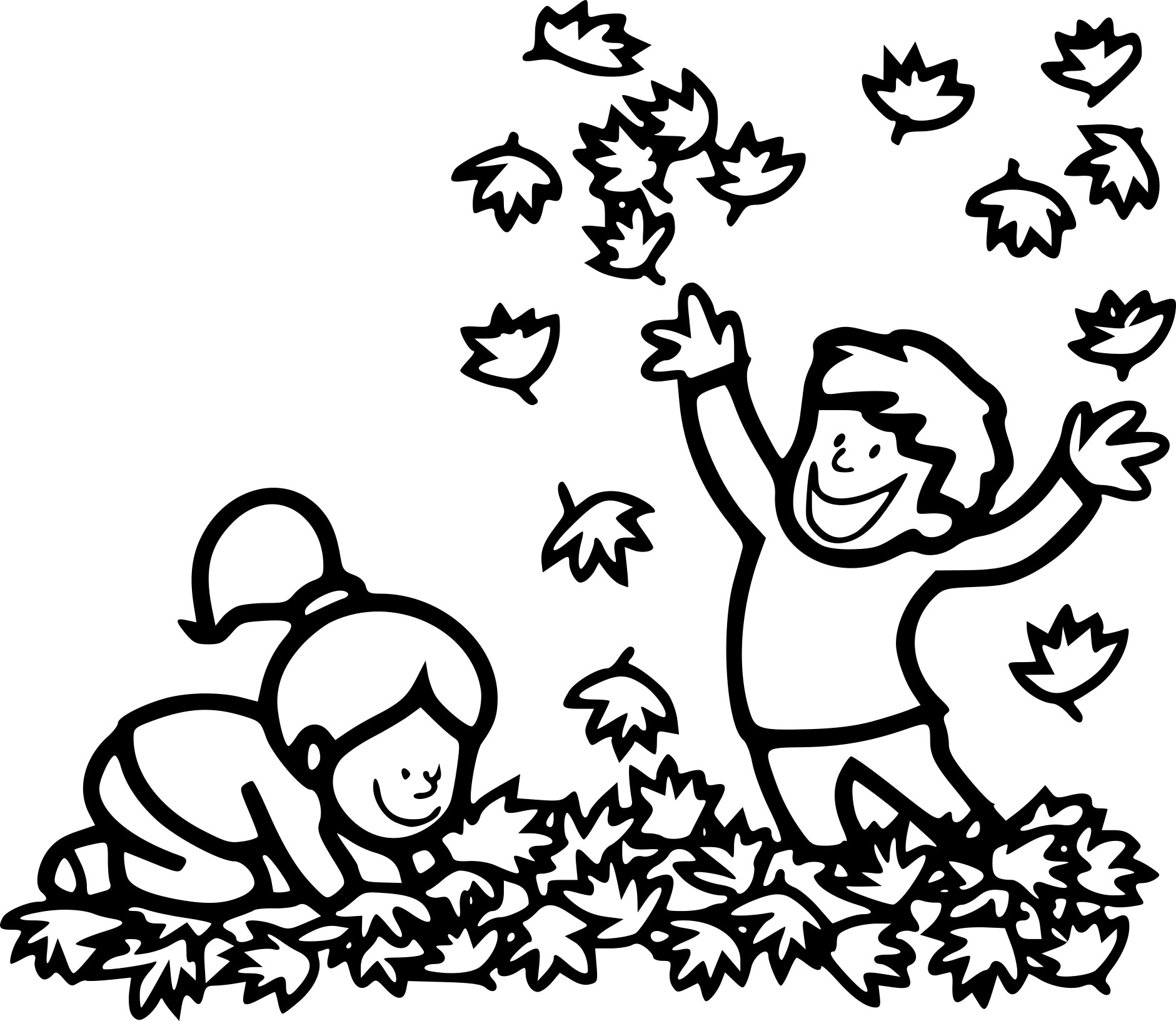 Coloriage Automne Cp Enfants - Automne à imprimer