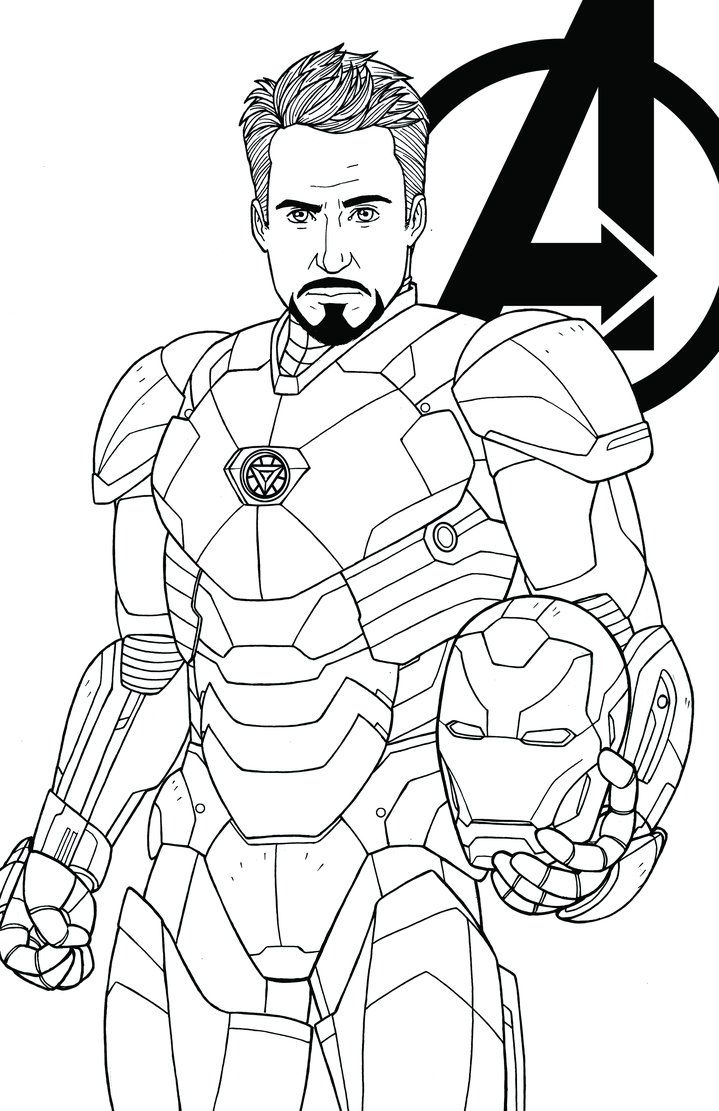 Coloriage Avengers