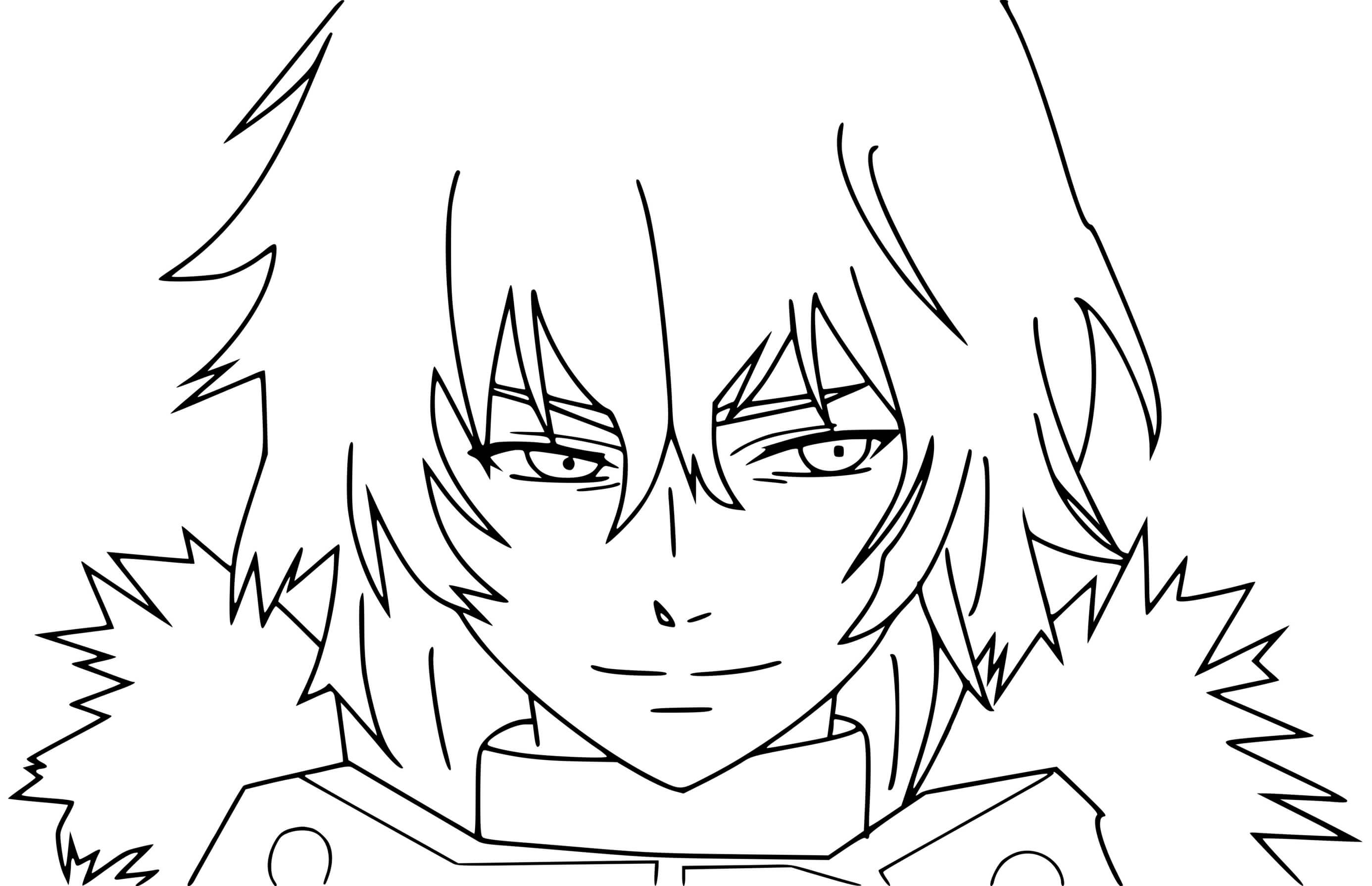 Coloriage Ayato Kirishima De Tokyo Ghoul - Tokyo ghoul à imprimer
