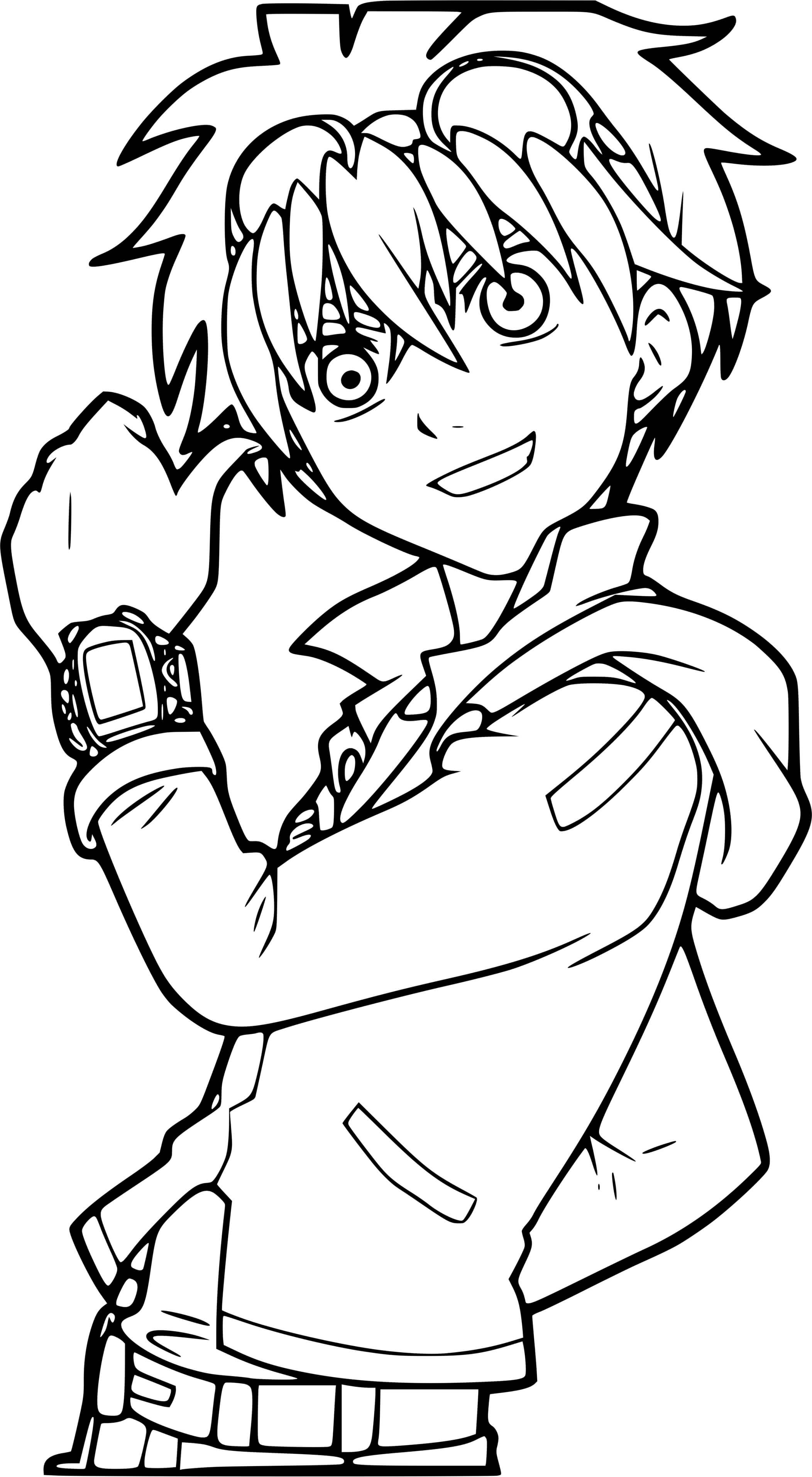 Coloriage Bakugan