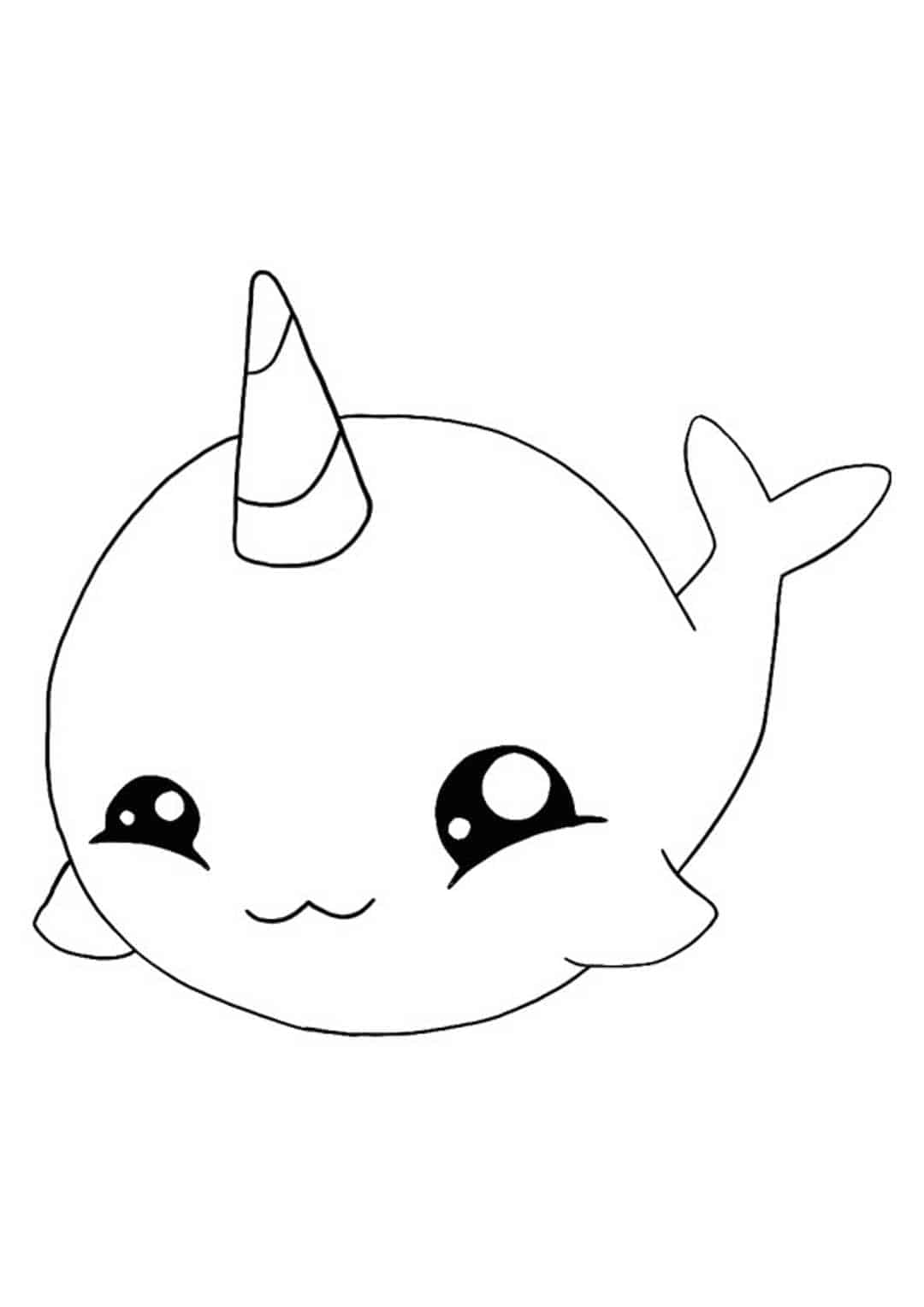 Coloriage Baleine Licorne - Licorne à imprimer