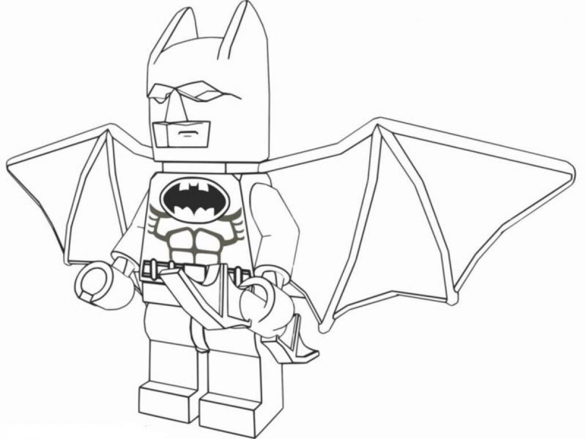 Coloriage Batman Lego Est Prêt - Lego batman à imprimer