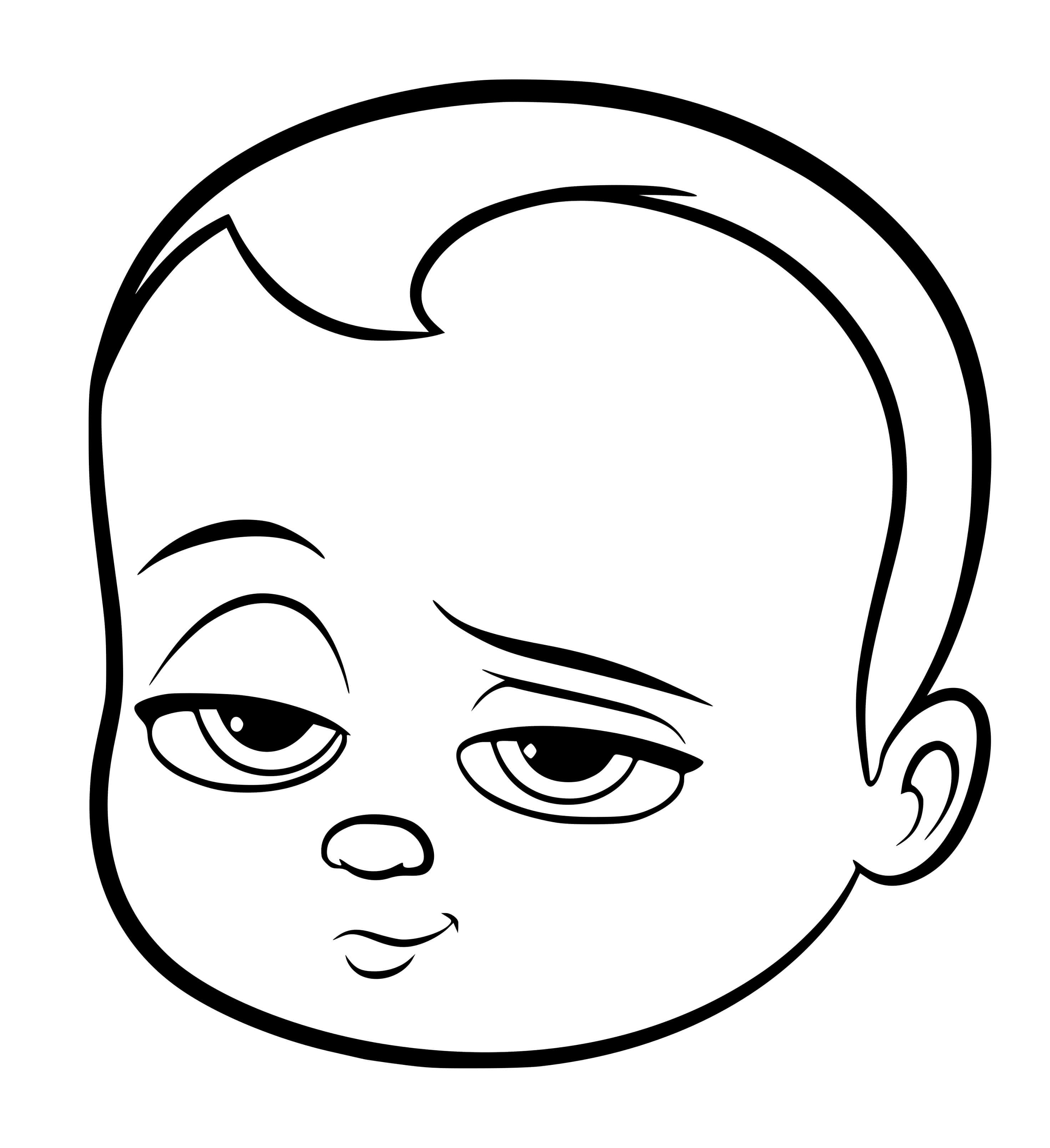 Coloriage Bébé Boss Film Animation Pour Enfants - Baby boss à imprimer