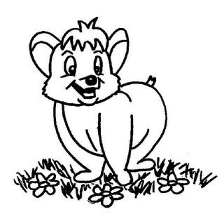 Coloriage Bébé Ours - Animaux à imprimer
