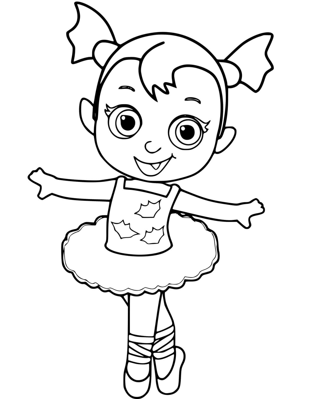 Coloriage Bébé Vampirina Disney - Vampirina à imprimer