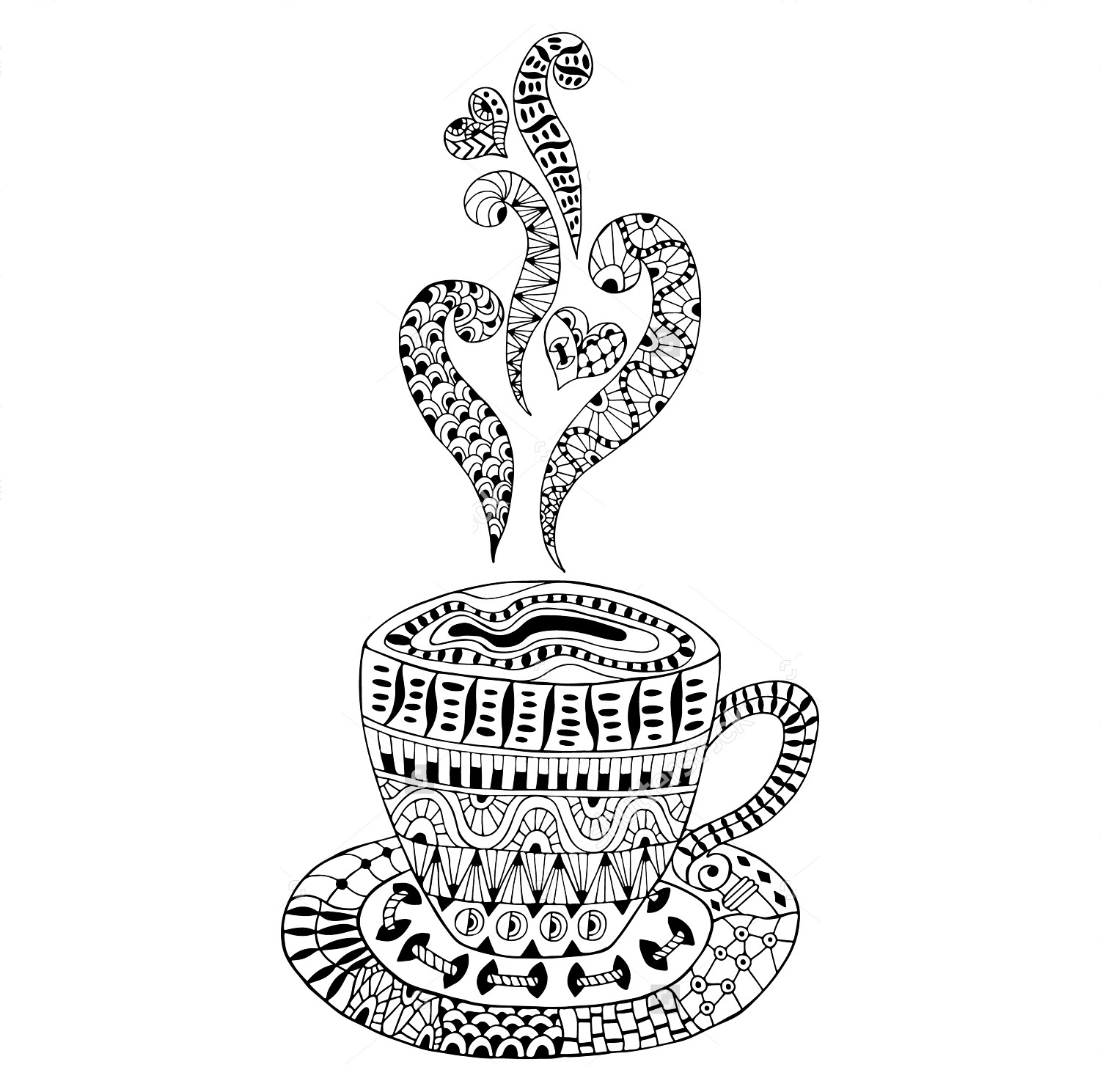 Coloriage Café