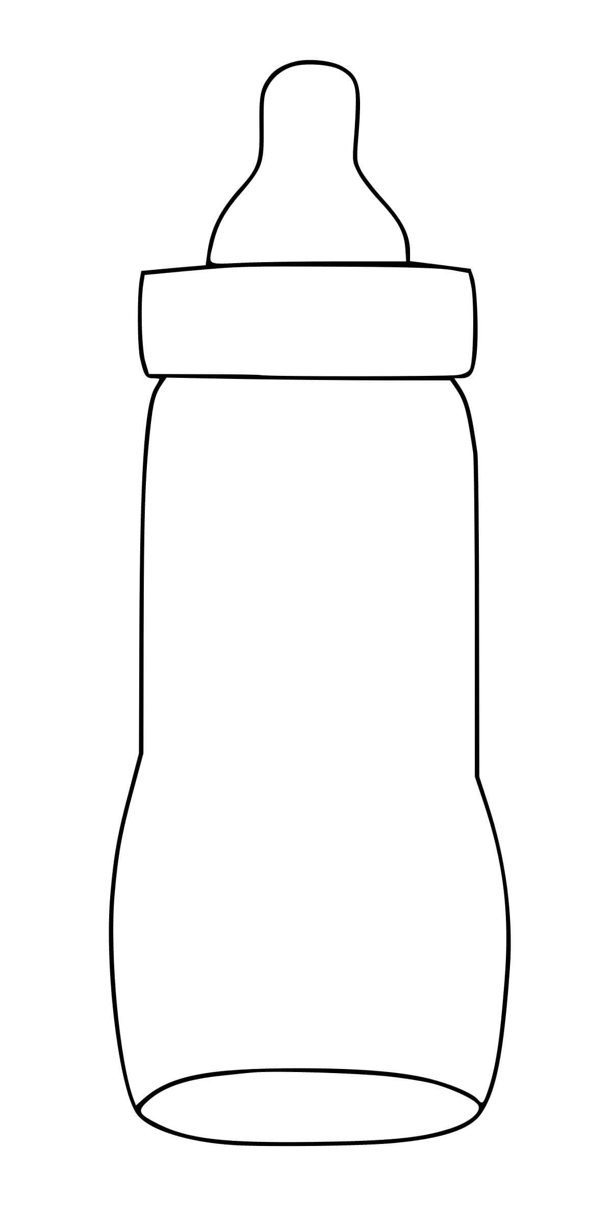 Coloriage Biberon - Maternelle à imprimer