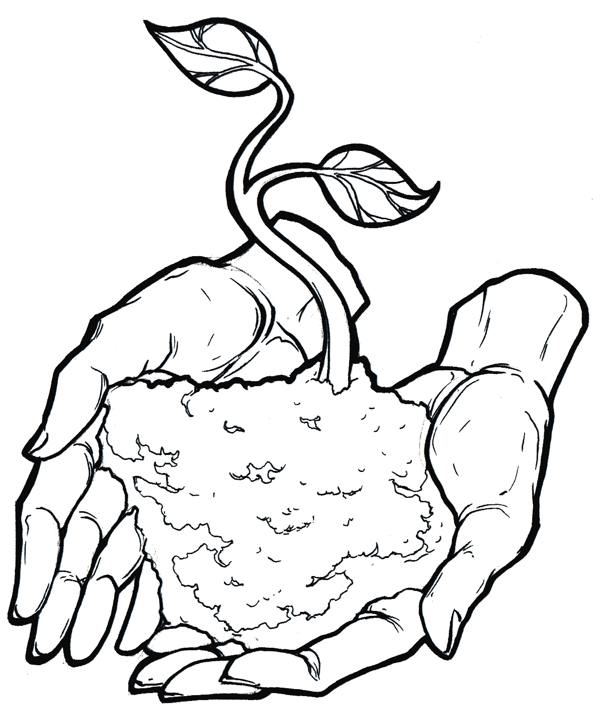 Coloriage Bonne Journée De La Terre - Jour de la Terre à imprimer
