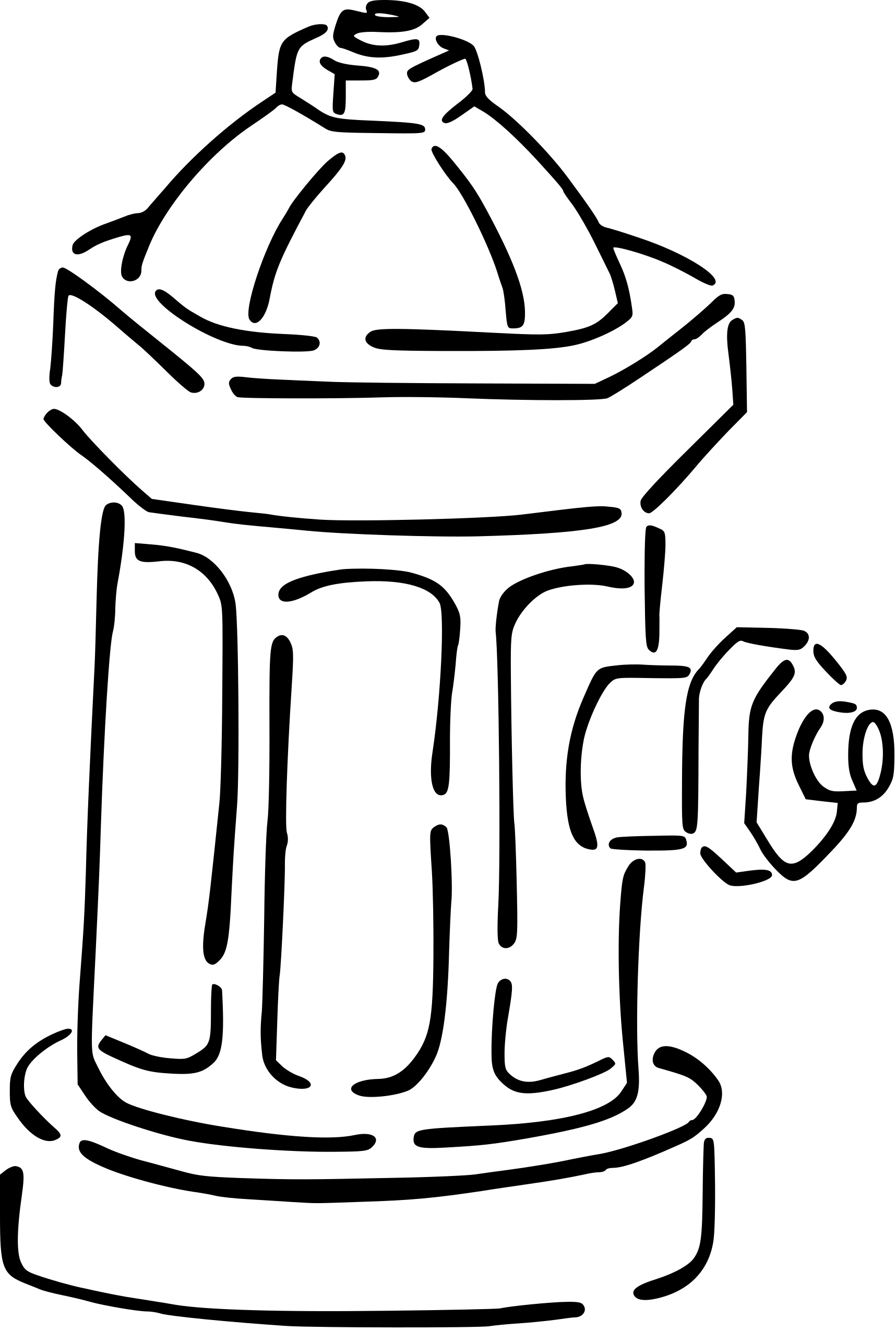 Coloriage Bouche D'Incendie - Pompier à imprimer