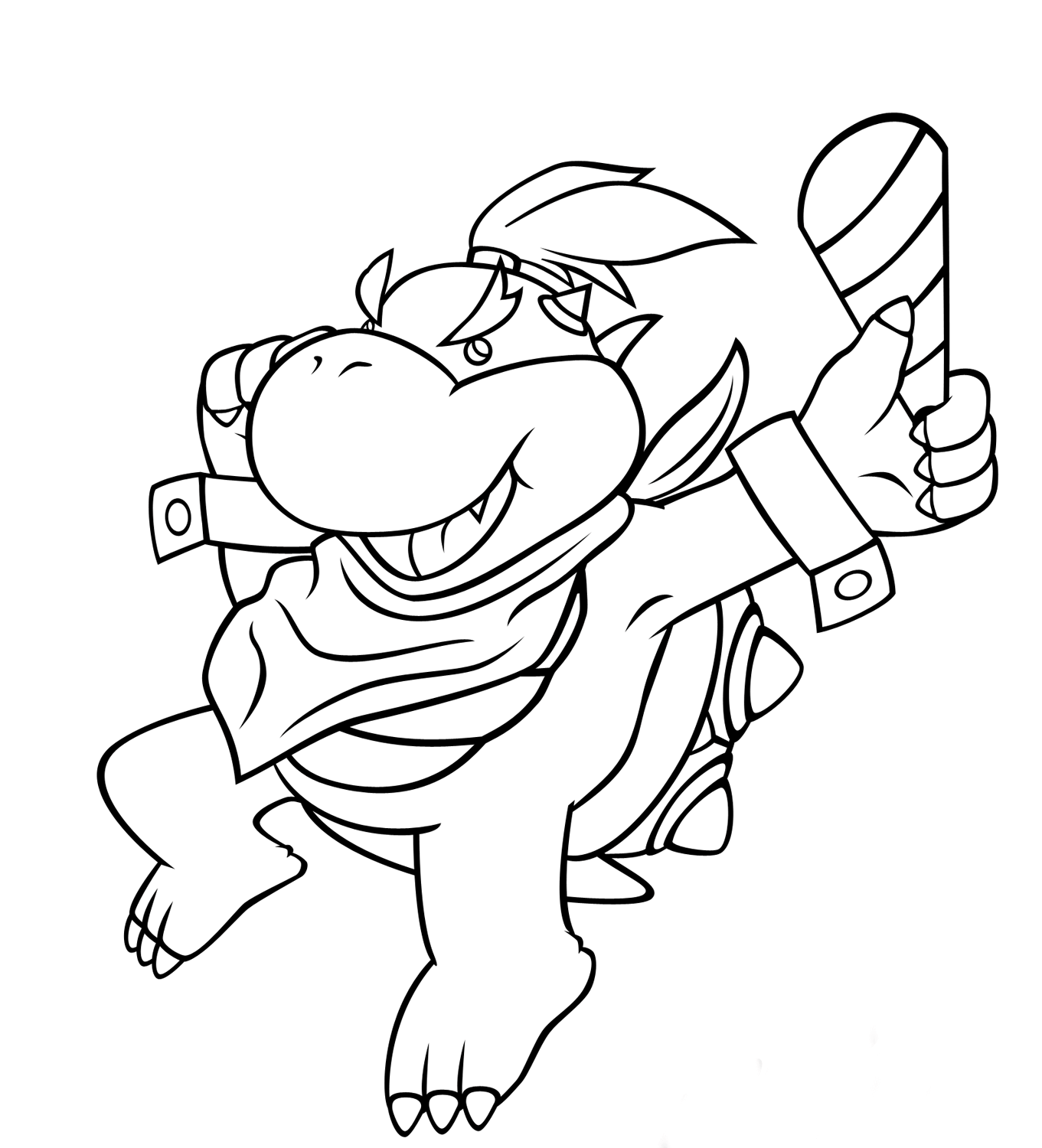 Coloriage Bowser Jr By Jot202 - Bowser à imprimer