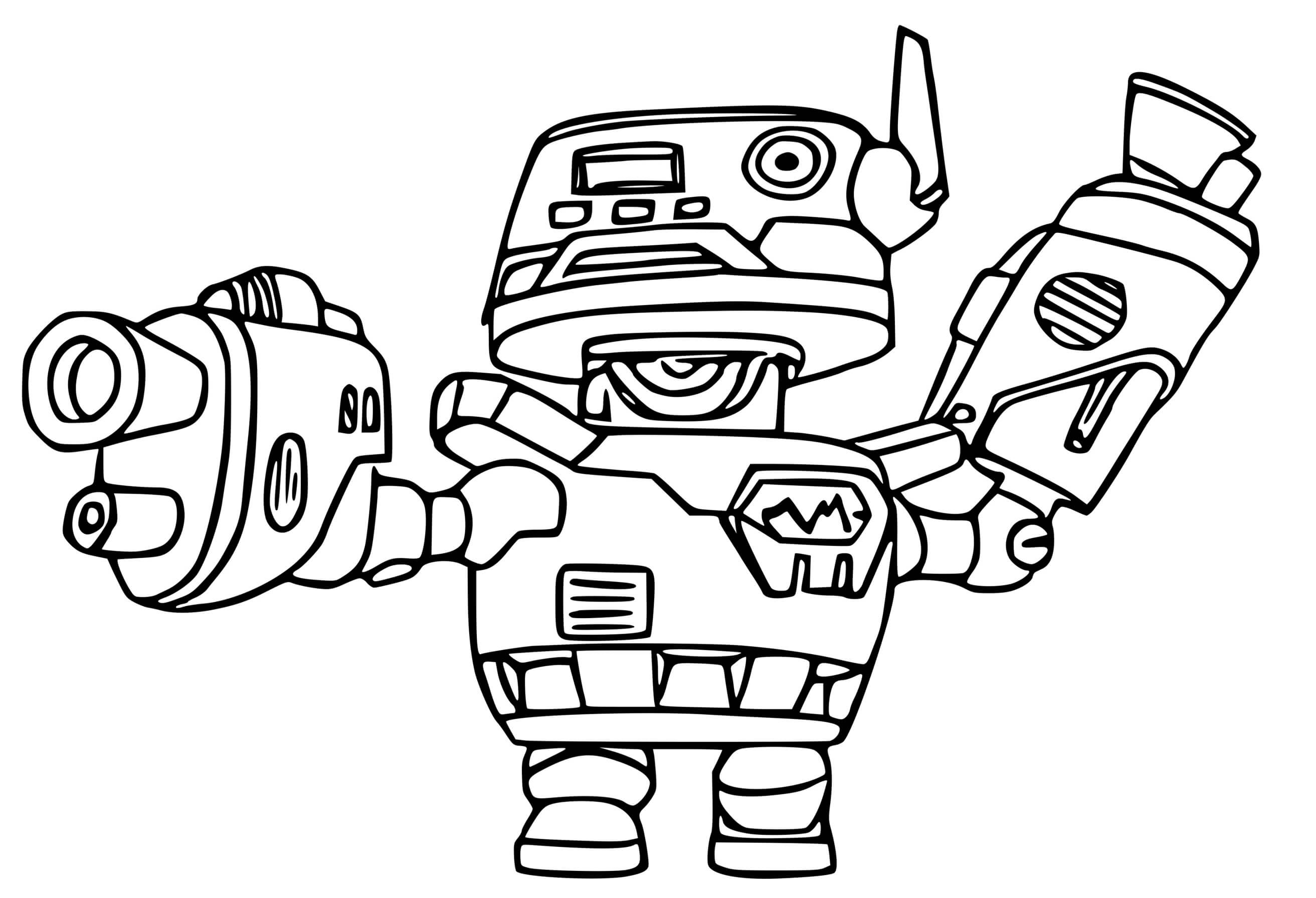 Coloriage Brawl Stars Force Starr D4r Ry1 - Brawl stars à imprimer
