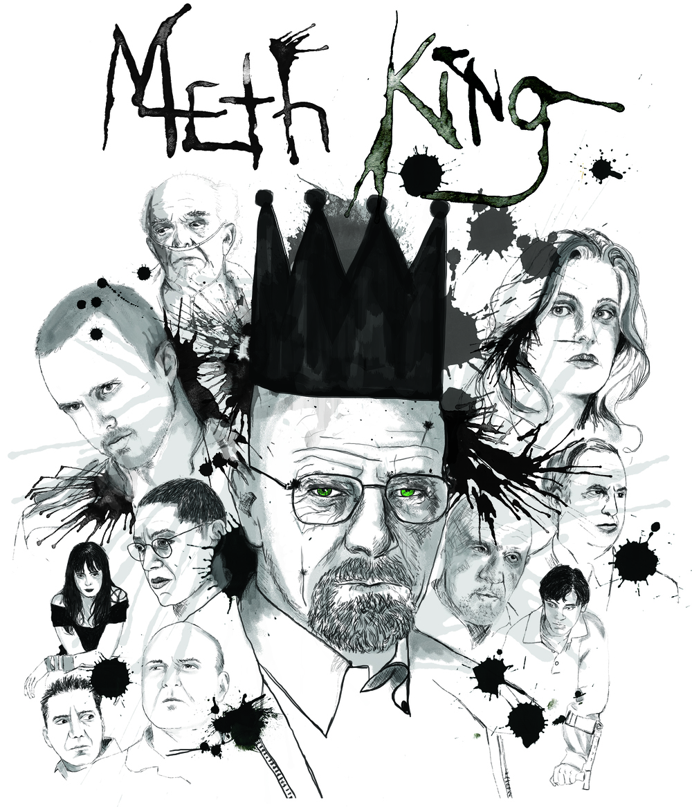 Coloriage Breakingbad Sillustration Sketch - Breaking bad à imprimer