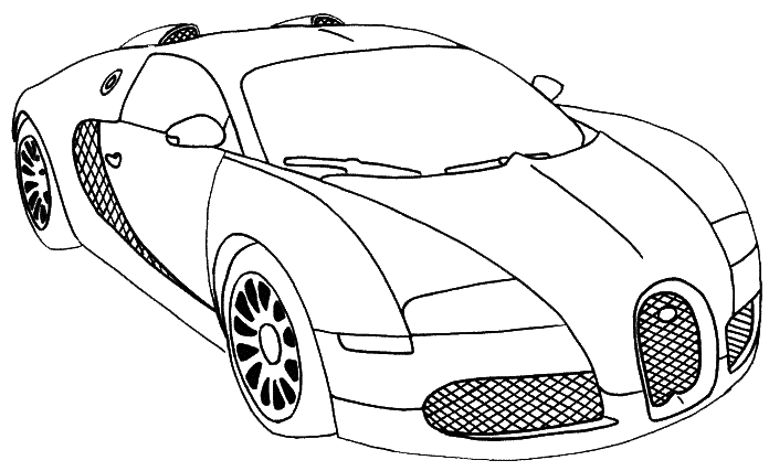 Coloriage Bugatti A Colorier - Voiture à imprimer
