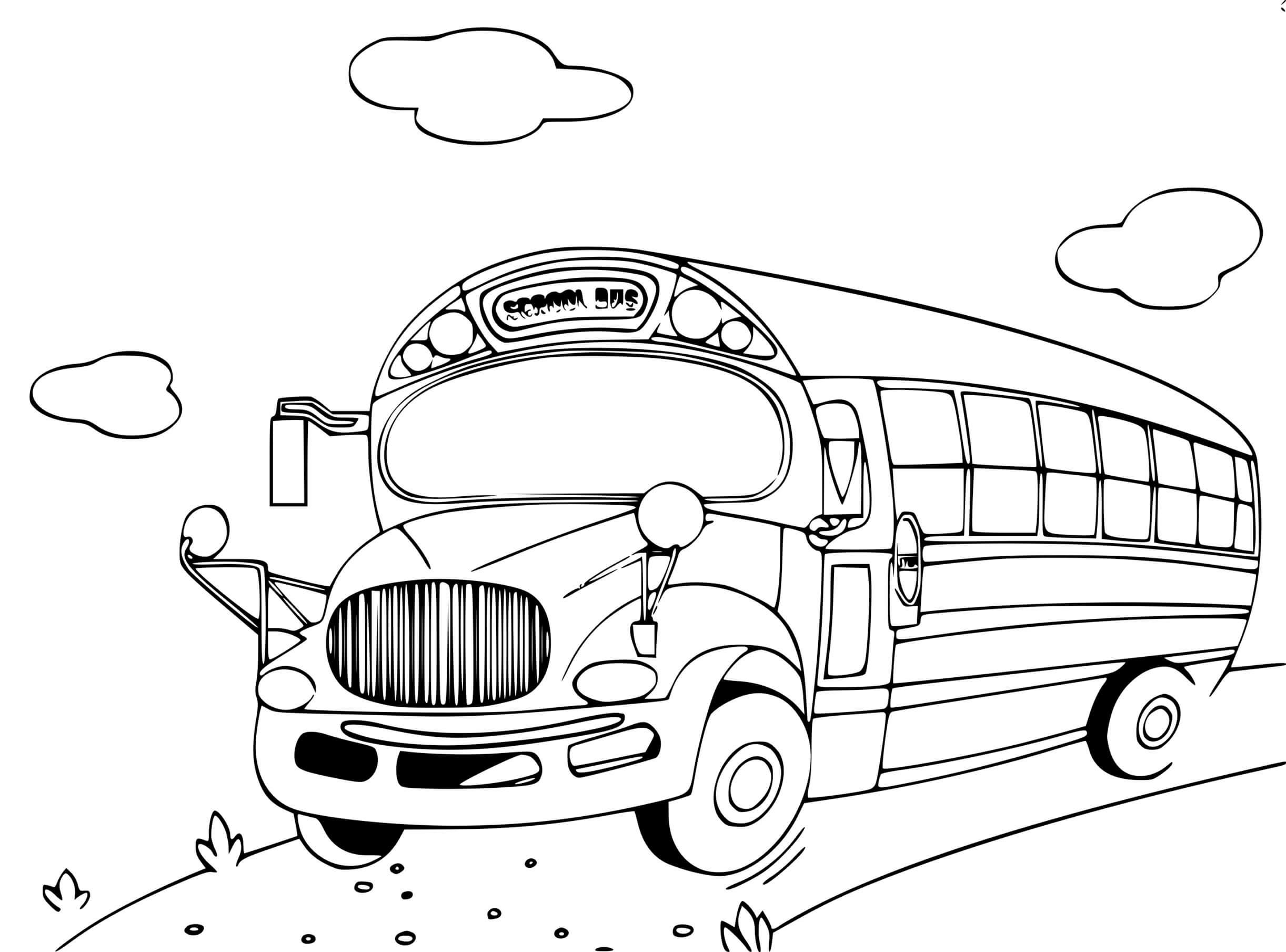 Coloriage Bus
