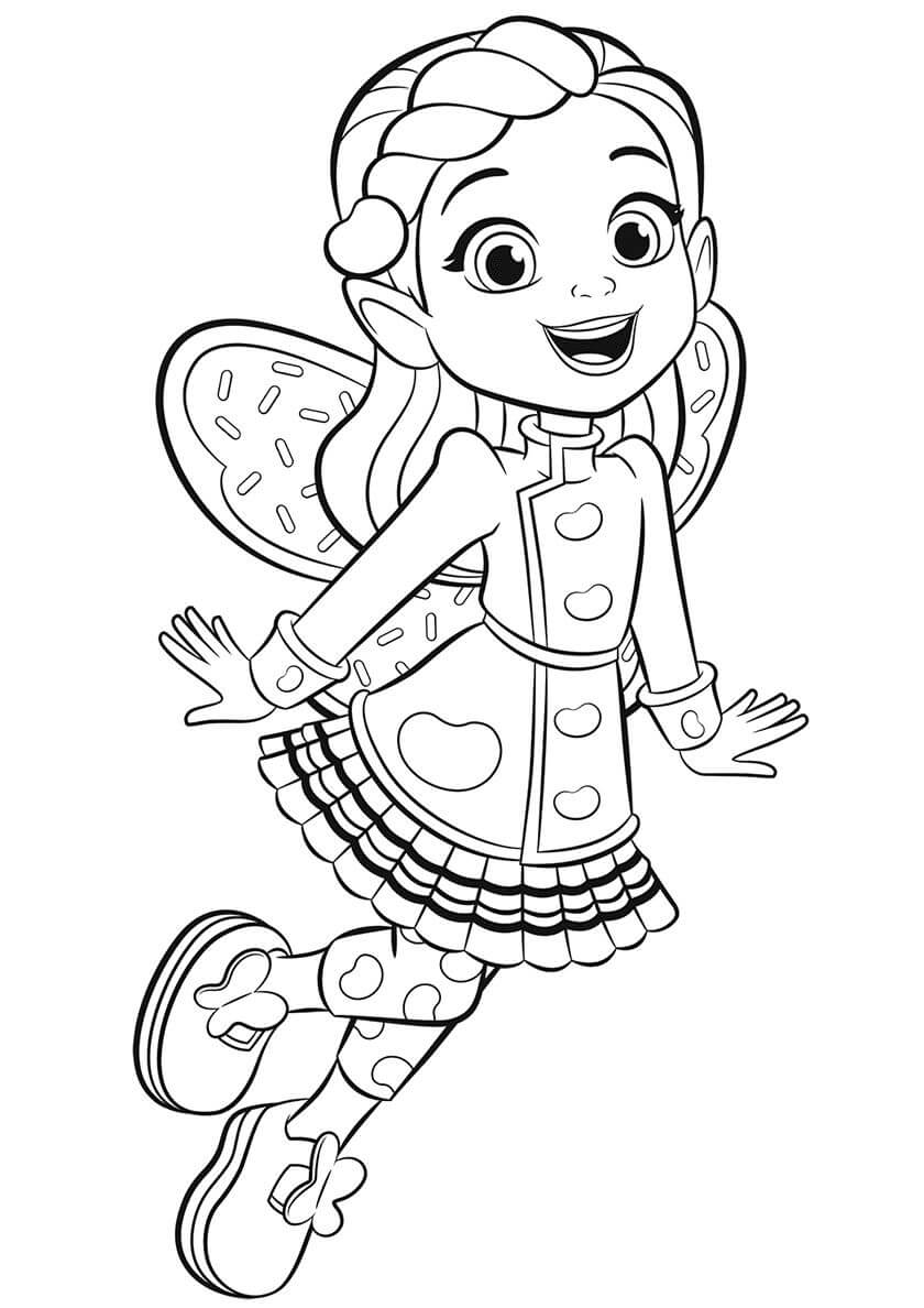 Coloriage Butterbean's Café enchanté