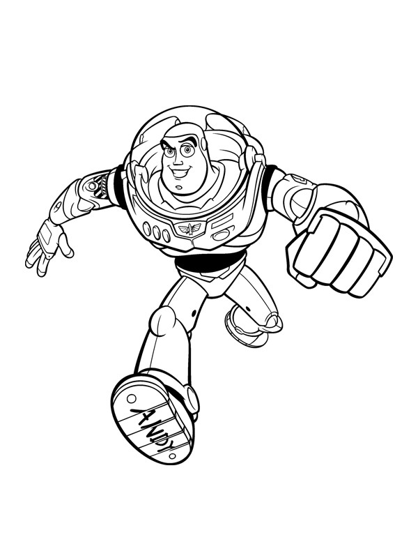 Coloriage Buzz Éclair - Toy story à imprimer