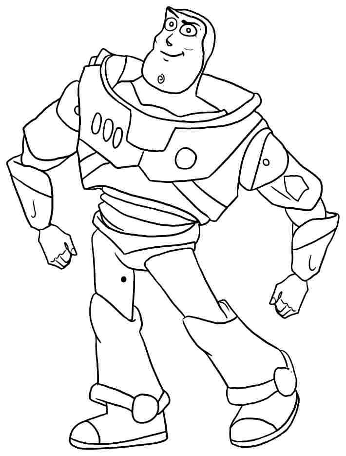 Coloriage Buzz Lightyear Best Toy Kids - Toy story à imprimer